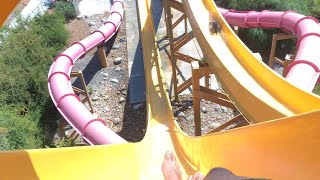 HOOROO RUN WATERSLIDES POV  AQUATICA SAN DIEGO 2018 [upl. by Torrence459]