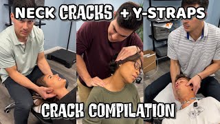 NECK CRACK  YSTRAP COMPILATION CRUNCHY with Dr Tyler [upl. by Xavler]