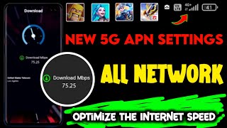 apn 5g access point settings for all networks 2023 [upl. by Ahsrop]