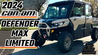 2024 CANAM DEFENDER MAX LIMITED HD10  PICK UP AND WALK AROUND OF THIS INCREDIBLE SXS [upl. by Whorton]