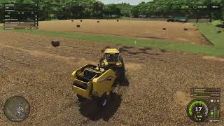 Farming Simulator 25 paalausta ja kalkin levitys [upl. by Dublin]