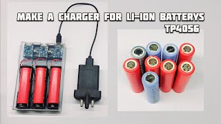 make a charger for Liion battery 18650parallel charging connection  using in mobile charger CB [upl. by Ayotel630]