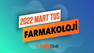 2022 Mart TUS  Farmakoloji Soru 106 [upl. by Lenneuq]