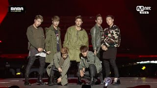 iKON  지못미APOLOGY  이리오너라ANTHEM  리듬 타RHYTHM TA in 2015 MAMA [upl. by Gore]