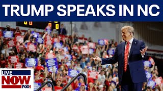 Trump campaigns in North Carolina  LiveNOW from FOX [upl. by Dnana497]