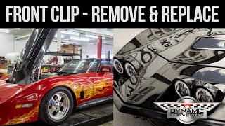 How To Remove Corvette Front Clip and Install Our Fiberglass Front Clip [upl. by Durward]