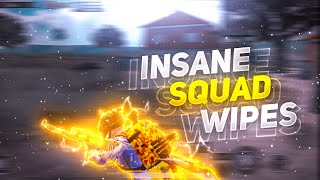 INSANE SQUAD WIPES ⚡  CLUTCH MOMENT  PUBG MOBILE [upl. by Hildagarde]