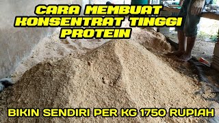 Cara membuat konsentrat kambing❗cara membuat konsentrat sapi [upl. by Anigar]