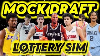 2024 NBA Mock Draft FULL FIRST ROUND MOCK DRAFT I Utility Sports NBA Mock Draft with lottery sim [upl. by Schmeltzer]