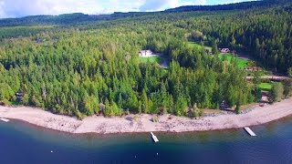 Drone Flight at Shuswap Lake BC [upl. by Nayllij]