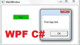 C WPF Tutorial 1 Getting Started and Creating Your First Application [upl. by Eleumas338]