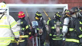 Chimney fire extends throughout home in Bellingham Ma [upl. by Ellerihs]