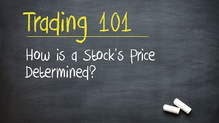 Trading 101 How is a Stocks Price Determined [upl. by Balmuth]