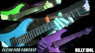 Billy Idol  Flesh for fantasy guitar amp Bass cover [upl. by Hamrah]