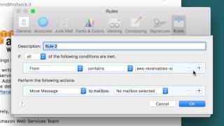 Receipts amp Apple Mail Rules [upl. by Atsev]