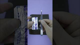 DIY Scalpel Handle Tutorial lifehack vet medicine surgery funfacts scalpel blades diy [upl. by Wiatt]