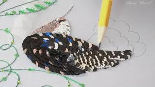 Luneville Embroidery Tutorial Professional Lesson 9 [upl. by Oscar781]