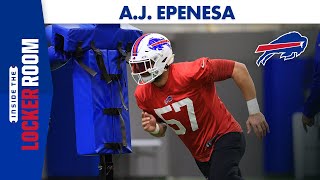 AJ Epenesa quotTaking It Day to Dayquot  Buffalo Bills [upl. by Wilcox]