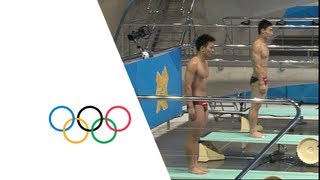 China Gold  Mens Synchronized 3m Springboard  London 2012 Olympics [upl. by Vookles]