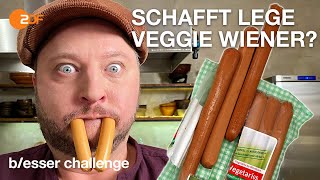 Wurst Wunder Sebastian soll vegetarische Würstchen selber machen  besser challenge [upl. by Gibun]