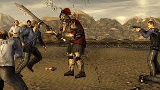 Lanius Vs Powder Gangers  How Many Powder Gangers To Kill Lanius  Fallout New Vegas NPC Battles [upl. by Horst423]