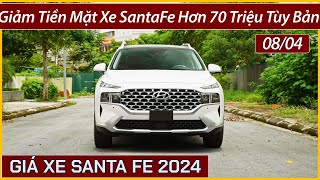 Khuyến mại xe Hyundai SantaFe đầu tháng 04 Giảm đến hơn 70 triệu tiền mặt tùy từng bản Xe Santafe [upl. by Kyte]