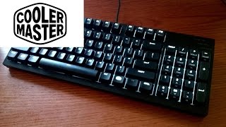 Cooler Master MasterKeys Pro M review Cherry MX Green [upl. by Apoor]