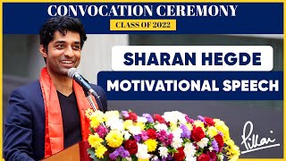 Finance with Sharan Inspiring Convocation Speech  Pillai College  Graduation day 2022 [upl. by Ayo461]