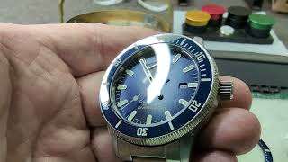 ORIENT STAR DIVER CERAMIC LUMINATED BEZEL INSERT UPGRADE [upl. by Vladimir]