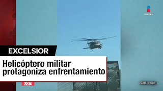 Helicóptero de la Marina se enfrenta a balazos con un convoy armado en Sinaloa [upl. by Acireit]