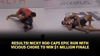 ADCC 2024 Highlights Nicky Rod caps epic run with vicious choke to win 1 million finale [upl. by Kendrah]