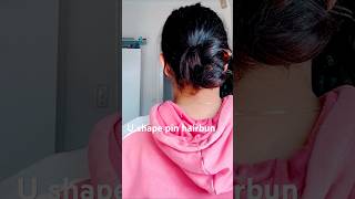 u shaped hair fork \\how to use a hair pin fork short youtubeshorts frenchpin [upl. by Tammi997]