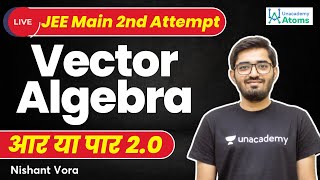 Vector Algebra  JEE Main April Attempt  Aar Ya Paar 20  JEE Maths  Nishant Vora [upl. by Mihalco]