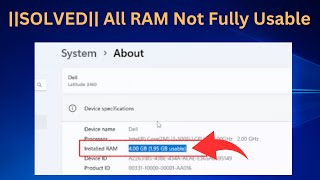 ✅2024 Fix All RAM Not Fully Usable in Windows 11  10  8  7  How To Use Full Installed RAM [upl. by Arnaud]