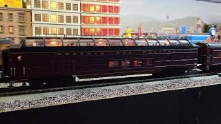 Lionel Vison Norfolk and Western Class A passenger train [upl. by Tahp]