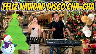 NEW FELIZ NAVIDAD DISCO CHA  CHA NONSTOP 2023  2024  SAYAWAN NA VIRTUAL BDAY GIG CATHY ampROMEL [upl. by Trip]