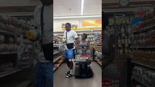 Grocery story joyriding calvingrindz prank shorts [upl. by Leiuqeze]