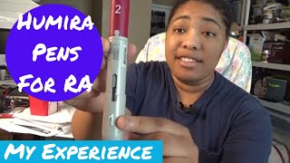 How I Give Myself Humira Pen Injections For my Rheumatoid Arthritis [upl. by Annaerdna]