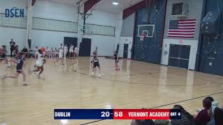 Dublin School Girls Home Basketball Game vs Vermont Academy [upl. by Holna182]