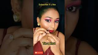 short Nose pin 👃how to remove nose pinnose piercingshort youtubeytshorts nosestud nosepin [upl. by Okuy321]