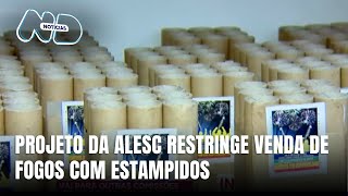 Alesc aprova projeto que limita venda e queima de fogos com estampidos [upl. by Nahsrad338]