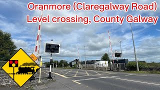 600 SUBSCRIBER SPECIAL Oranmore Claregalway Road Level crossing Galway [upl. by Amena]