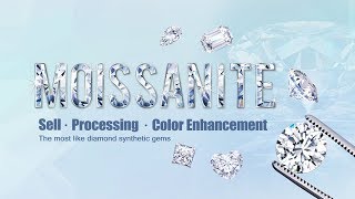 Loose Moissanite Gemstones wholesale at factory direct from China Suppliers and Manufacturers [upl. by Eadas660]