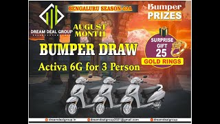 Season 2A Bangalore  August Month SURPRISE GIFT 25 GOLD RING Draw  DREAM DEAL GROUP BANGALORE [upl. by Tomaso]