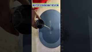 Water soaking bathroom mat review bathroommat [upl. by Ahsikyt]