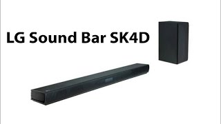 soundbar lg sk4d [upl. by Anahsat]