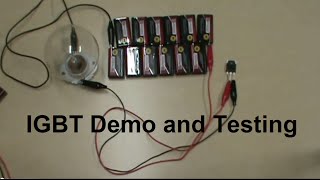 IGBT Operation and Testing [upl. by Ijat254]