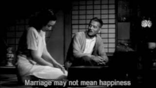 quotHappiness comes only through effortquot  Late Spring 1949 Yasujiro Ozu [upl. by Qulllon876]