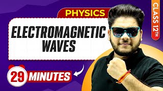 Electromagnetic Waves in 29 Minutes  Class 12th Physics  Mind Map Series [upl. by Notgnilra]