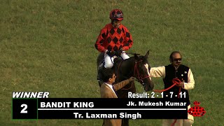 Bandit King with Mukesh Kumar up wins The Palampet Plate Div1 2021 [upl. by Borek]